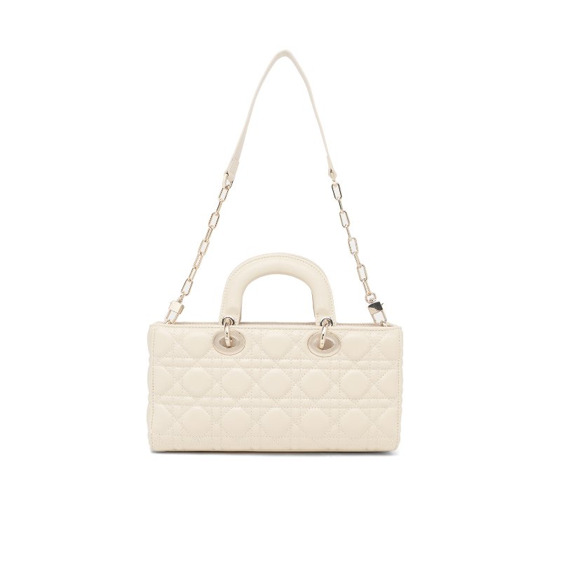 Tas Wanita Quilted Top handle Gino Mariani Axelia Offwhite