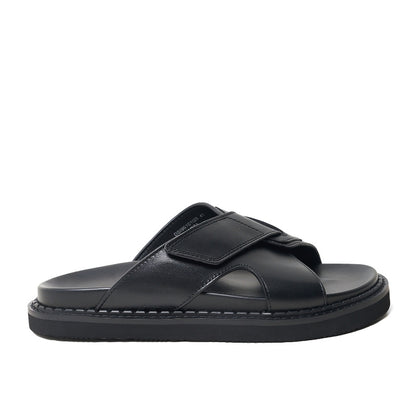 Sandal Kulit Pria Gino Mariani Arza Black