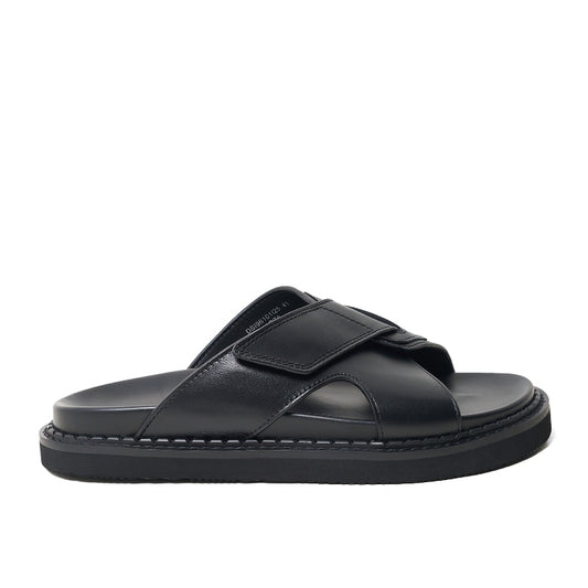 Sandal Kulit Pria Gino Mariani Arza Black