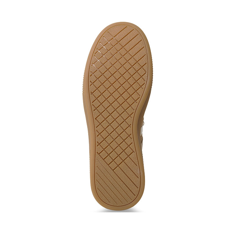 Sepatu Casual Slip on Sneakers Mules Wanita Gino Mariani Giulina Apricot