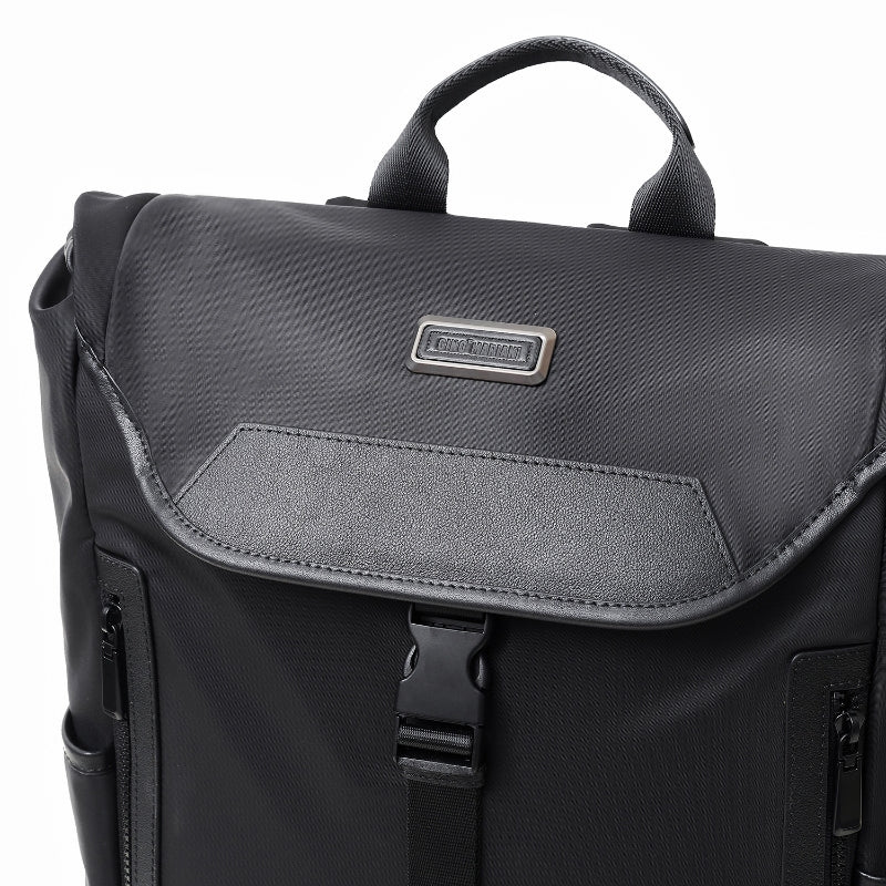 Backpack Tas Ransel Pria Gino Mariani Agiel Black
