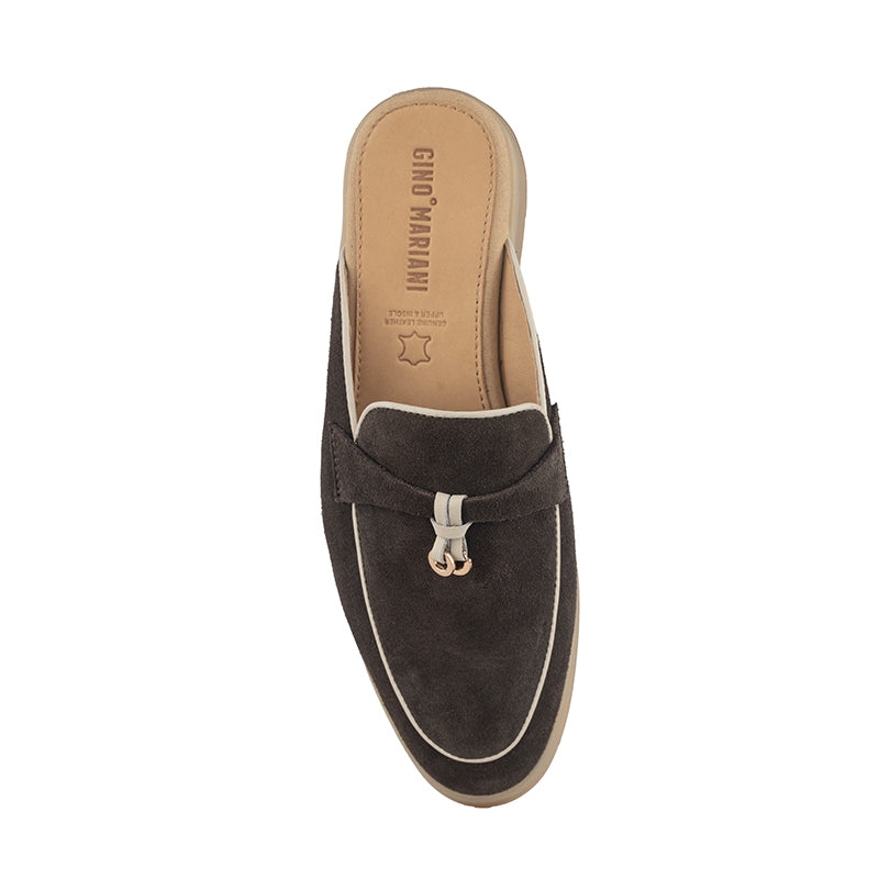 Sepatu Wanita Casual Loafer Gino Mariani Emery 6 Olive Green