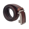 Gino Mariani Gilbi Buckle Belt Kulit Pria Brown