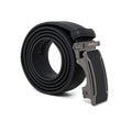 Gino Mariani Ilano Buckle Belt Kulit Pria Black
