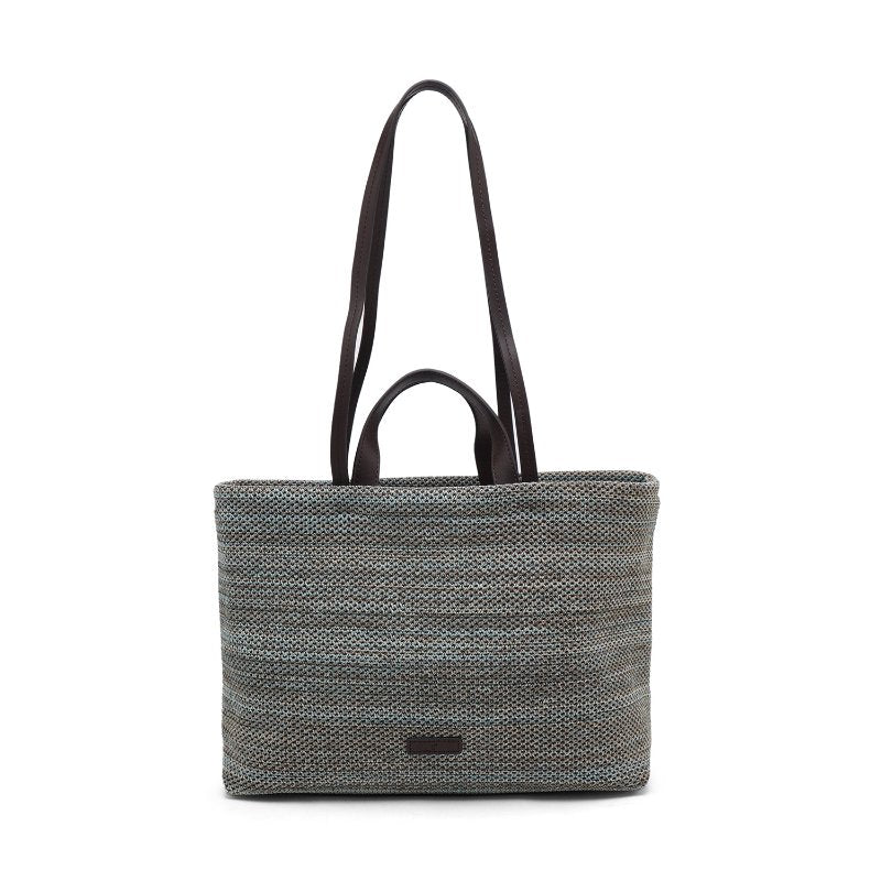 Tas Wanita Tote Bag Gino Mariani Evelina Blue Brown