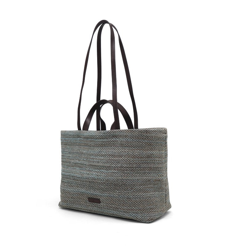 Tas Wanita Tote Bag Gino Mariani Evelina Blue Brown