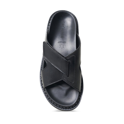Sandal Kulit Pria Gino Mariani Arza Black