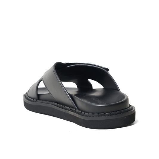 Sandal Kulit Pria Gino Mariani Arza Black