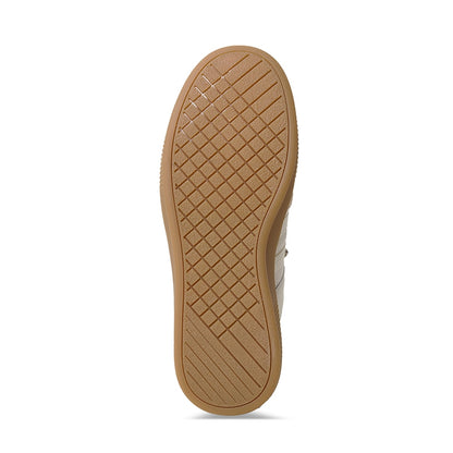 Sepatu Casual Slip on Sneakers Mules Wanita Gino Mariani Giulina Beige