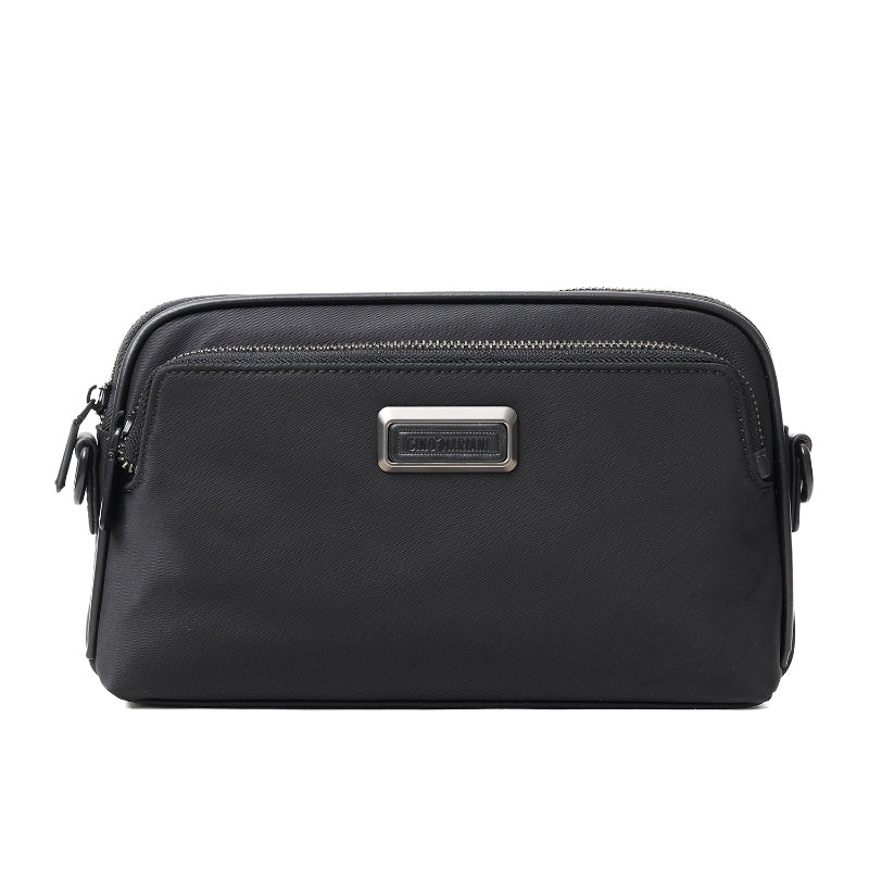Tas Selempang Pria Gino Mariani Agra Black Sling Bag