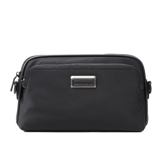 Tas Selempang Pria Gino Mariani Agra Black Sling Bag