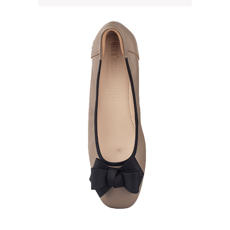 Sepatu Pantofel Formal Wanita Gino Mariani Elara 1 Khaki