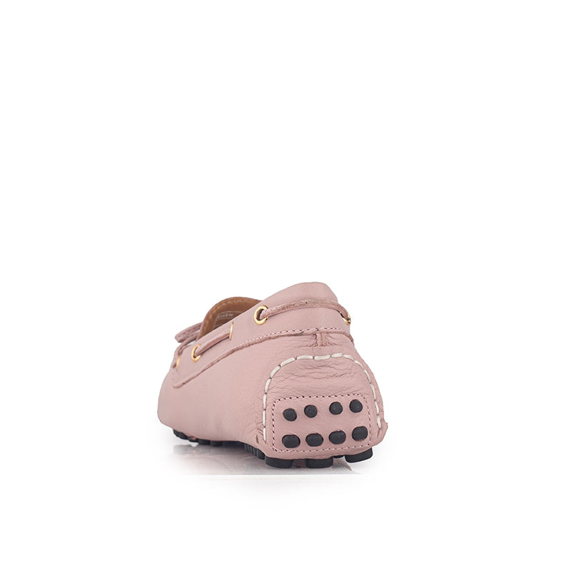 Sepatu Wanita Casual Loafer Moccasin Gino Mariani Ellen Pink