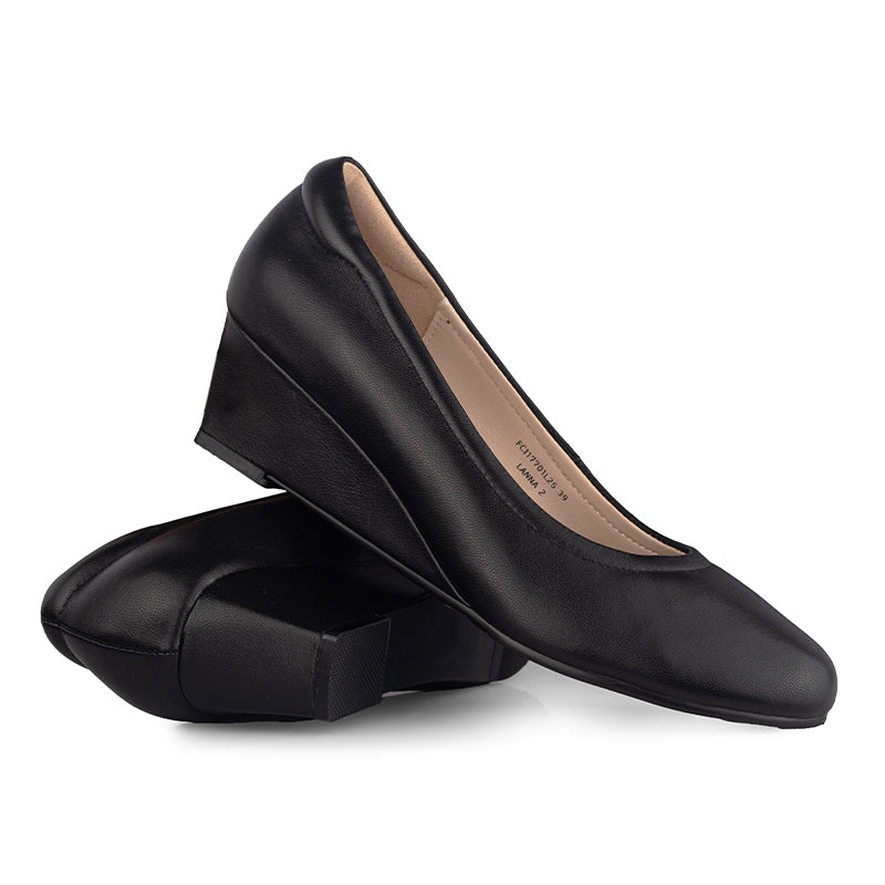 Sepatu Wedges Wanita Gino Mariani Lanna 2 Black
