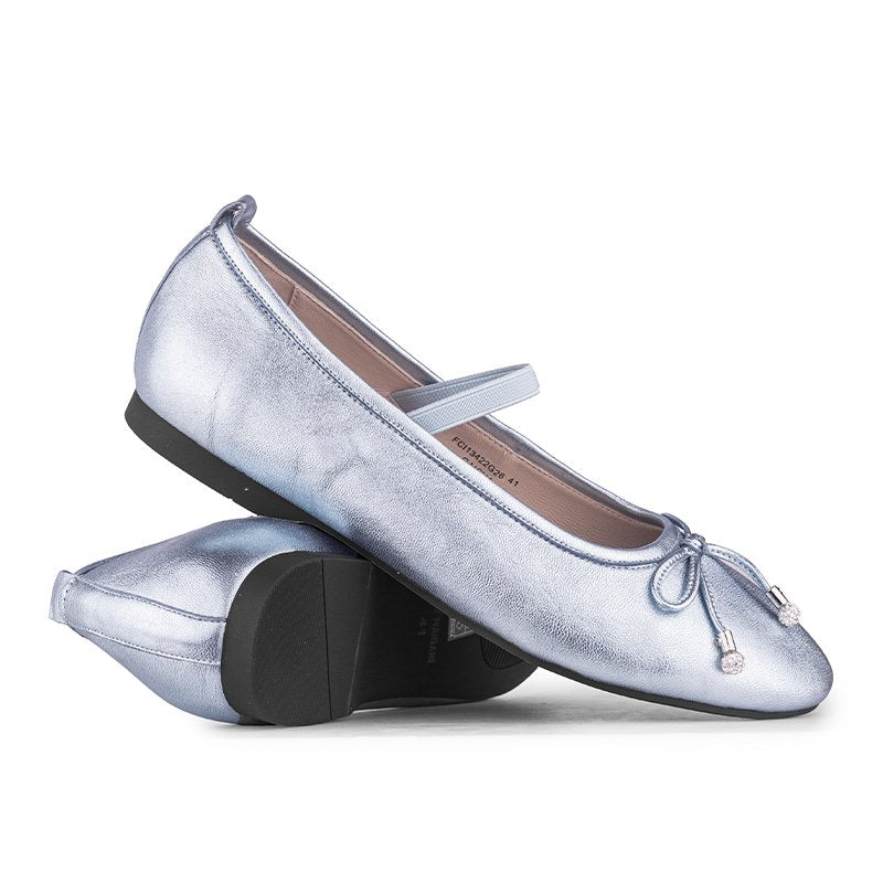 Sepatu Ballet Flats Wanita Gino Mariani Gaisha Light Blue