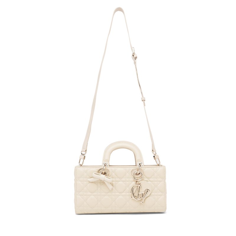 Tas Wanita Quilted Top handle Gino Mariani Axelia Offwhite