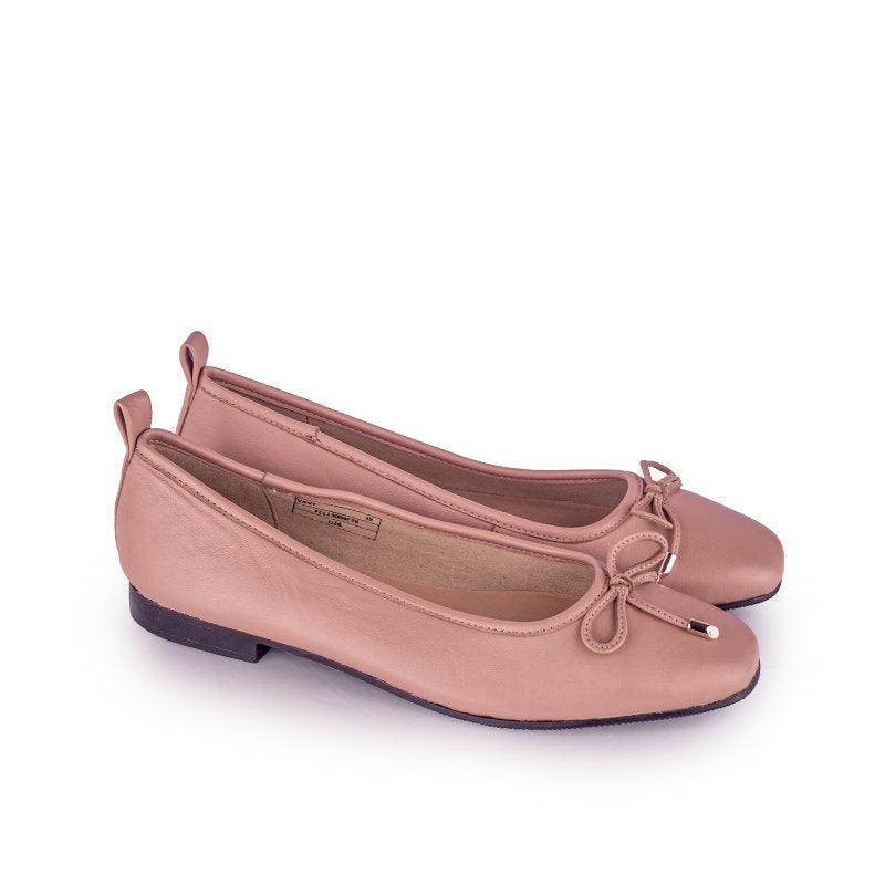 Sepatu Flat Casual Formal Wanita Gino Mariani Vany Nude