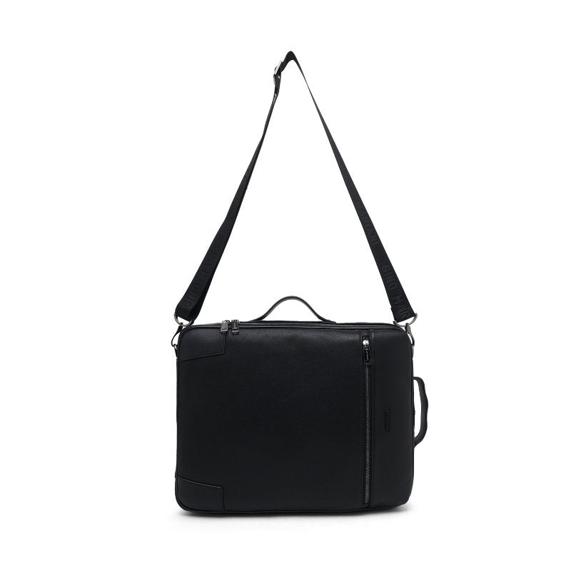 Backpack Tas Ransel Kulit Pria Gino Mariani Nevio Black