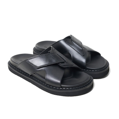 Sandal Kulit Pria Gino Mariani Arza Black