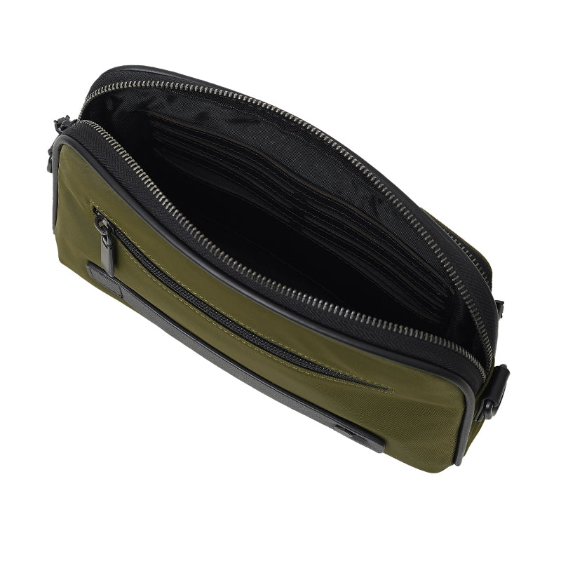 Tas Selempang Pria Gino Mariani Agra Green Sling Bag