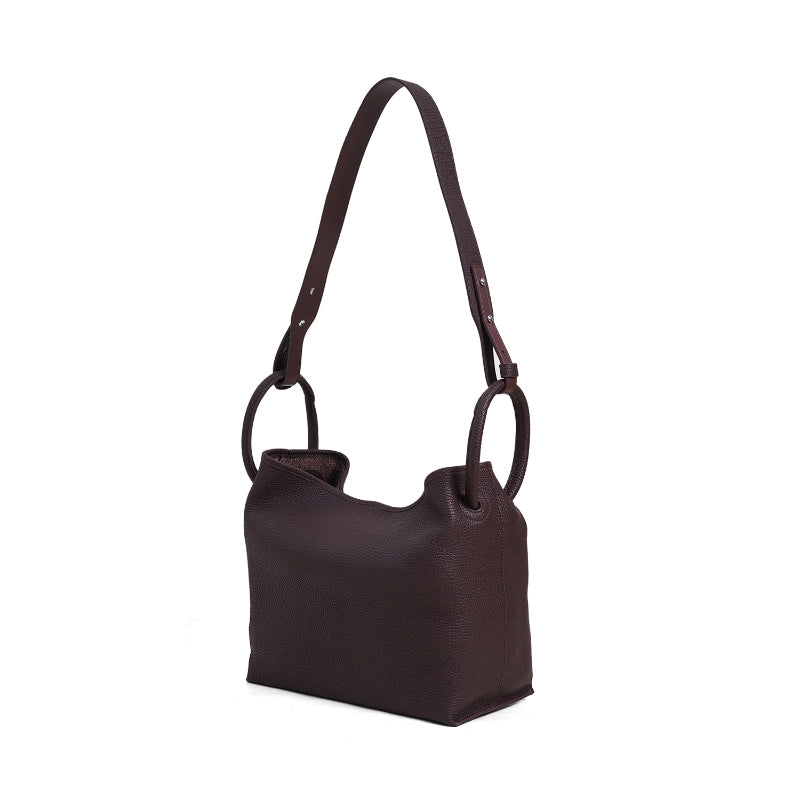 Tas Wanita Hobo Bag Gino Mariani Detra Brown