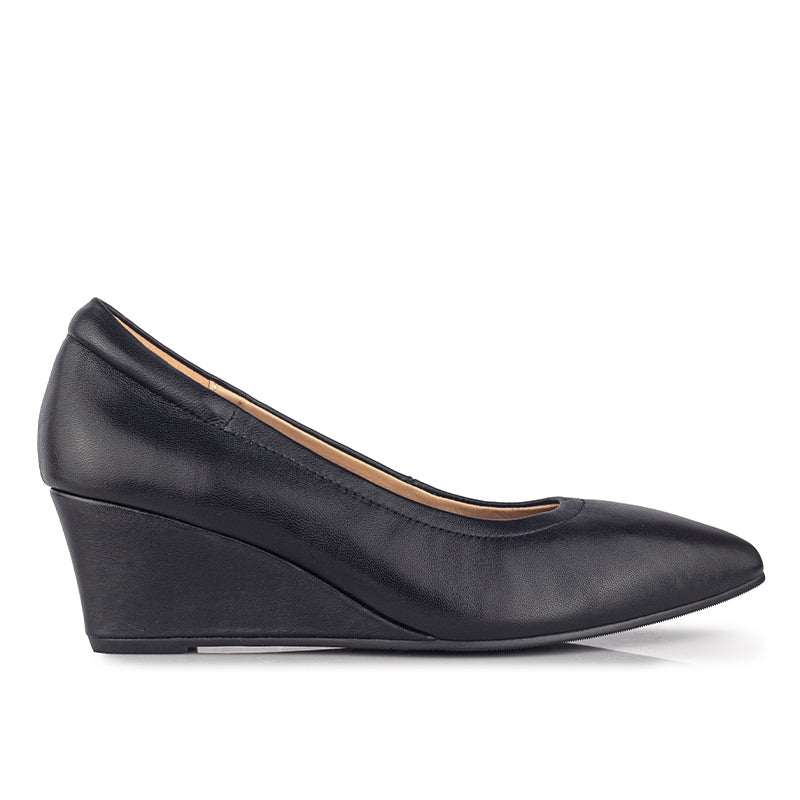 Sepatu Wedges Wanita Gino Mariani Lunna 2 Black