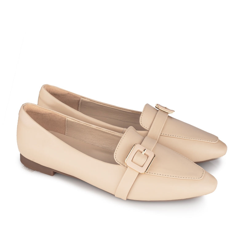 Sepatu Flats Wanita Gino Mariani Kezia Apricot