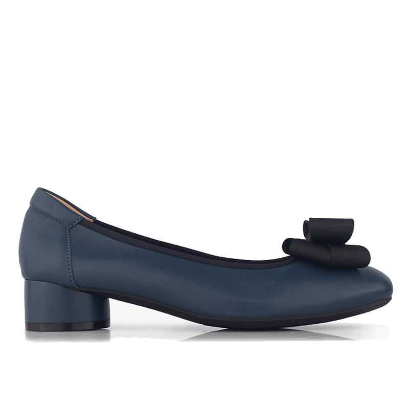 Sepatu Pantofel Formal Wanita Gino Mariani Elara 1 Navy