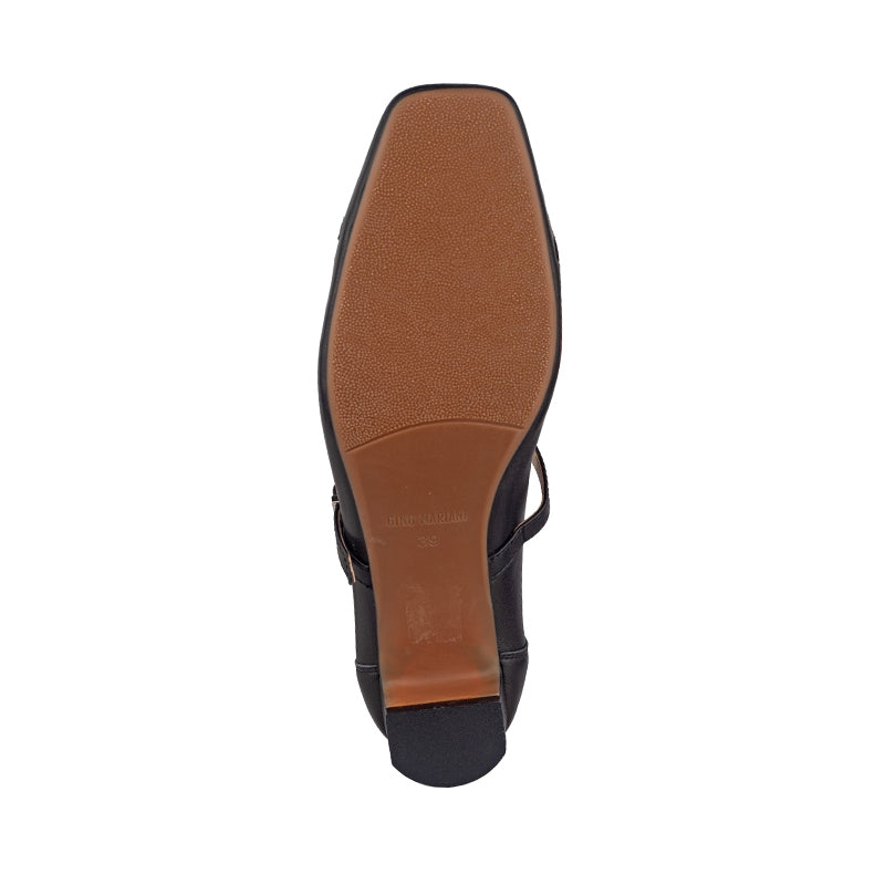 Sepatu Pumps Mary Jane Wanita Hanessa Black