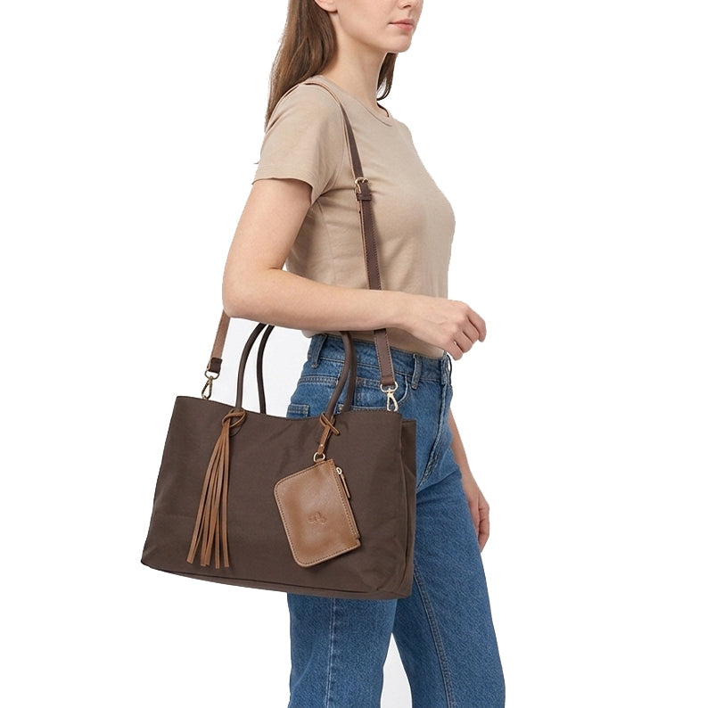 Tas Wanita Gino Mariani Tote Bag Daira Brown