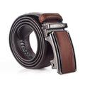 Gino Mariani Gerry Buckle Belt Kulit Pria Brown