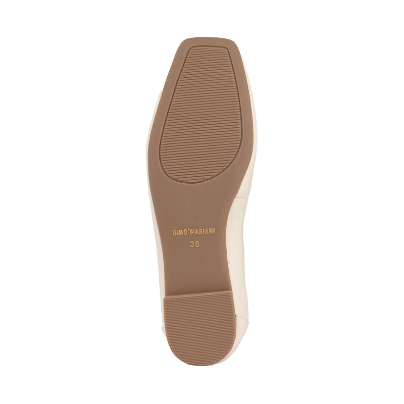 Sepatu Flat Wanita Gino Mariani Ederly Off White