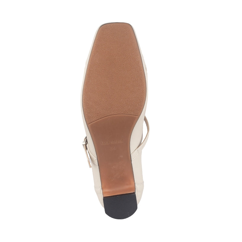 Sepatu Pumps Mary Jane Wanita Hanessa Off White