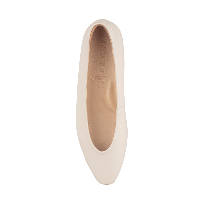 Sepatu Flats Wanita Gino Mariani Georgina Off White