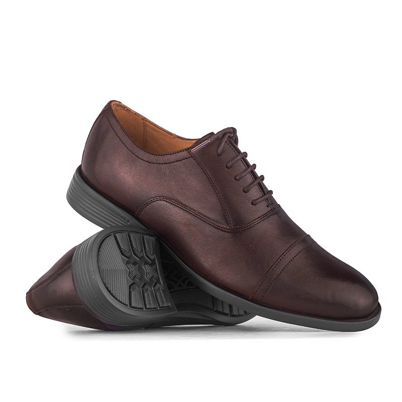 Sepatu Kulit Pria Pantofel Formal Gino Mariani Ignacio 1 Coffee