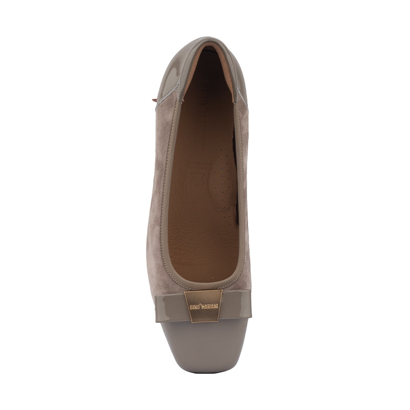 Sepatu Pantofel Formal Wanita Gino Mariani Florence Grey