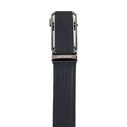 Gino Mariani Dakota Buckle Belt Kulit Pria Black