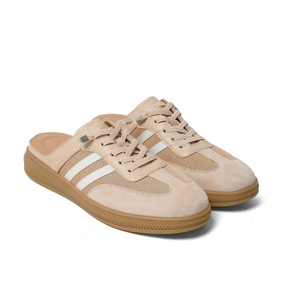 Sepatu Casual Slip on Sneakers Mules Wanita Gino Mariani Giulina Apricot