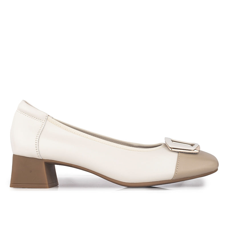 Sepatu Pantofel Formal Wanita Gino Mariani Jadine Khaki