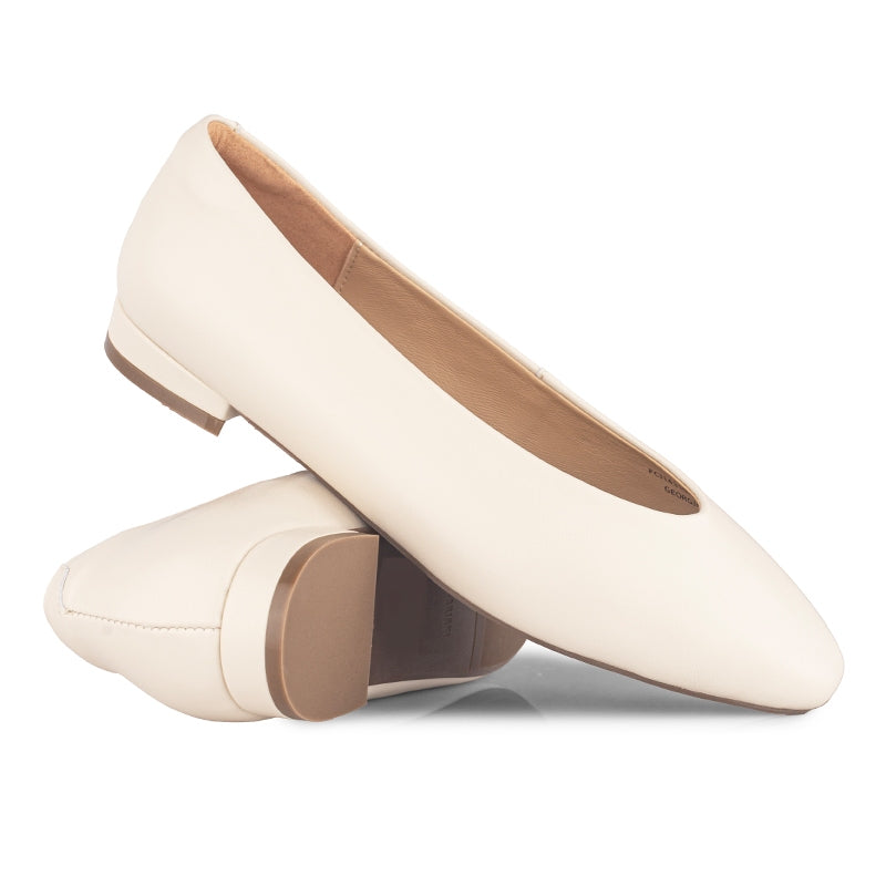 Sepatu Flats Wanita Gino Mariani Georgina Off White
