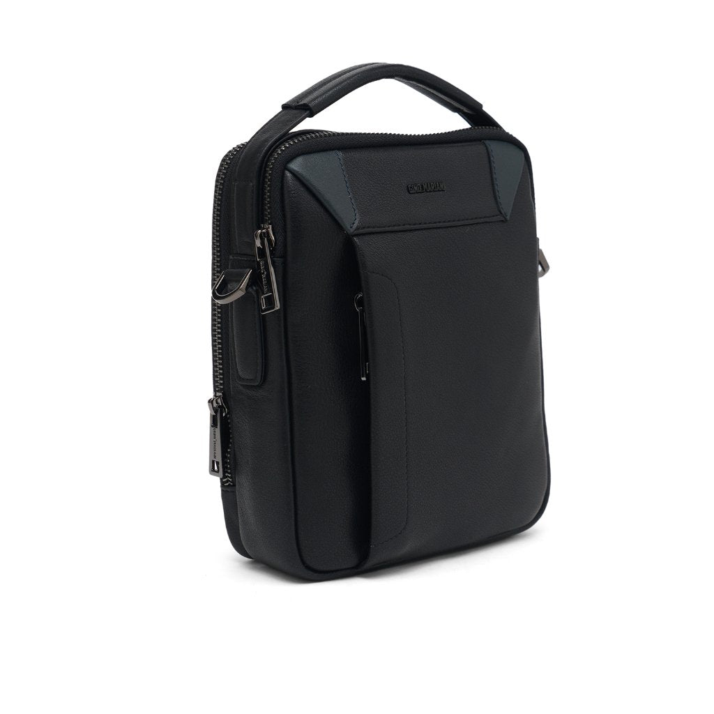 Tas Pria Cross Body Gino Mariani Nuto Black