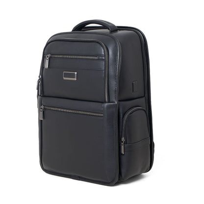 Backpack Tas Ransel Kulit Pria Gino Mariani Baron Black