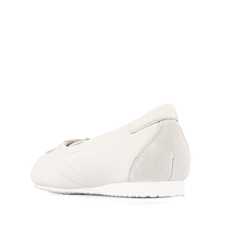 Sepatu Ballet Flats Wanita Gino Mariani Fabiola White