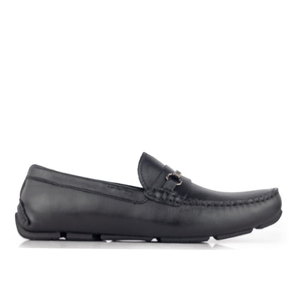 Sepatu Casual Pria Loafer Moccasin Gino Mariani Bartoli 10 Black