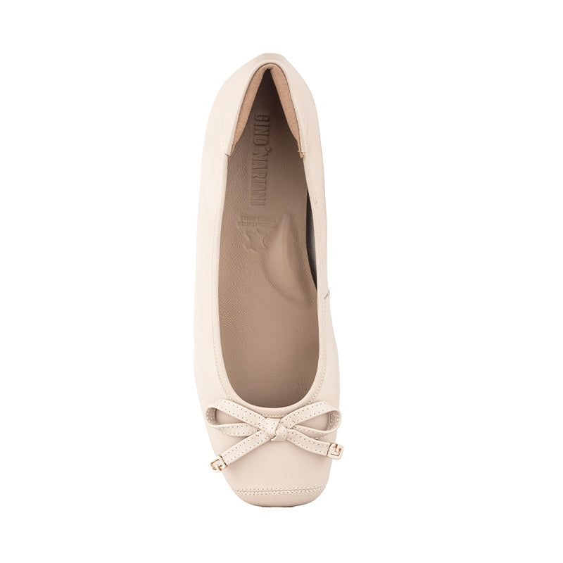 Sepatu Ballet Flats Wanita Gino Mariani Inara Apricot