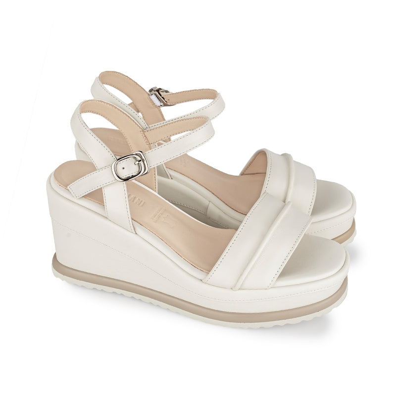 Sepatu Wedges Wanita Gino Mariani Gabby White