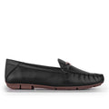 Sepatu Casual Wanita Loafer Moccasin Gino Mariani Grizel Black