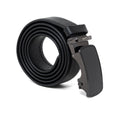 Gino Mariani Hayley Buckle Belt Kulit Pria Black
