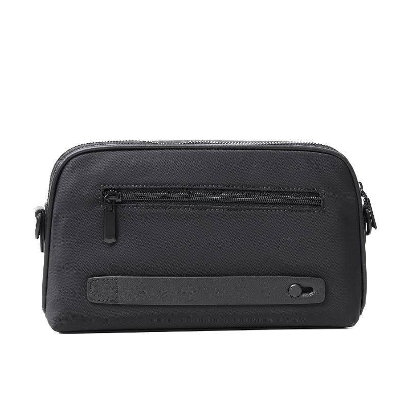 Tas Selempang Pria Gino Mariani Agra Black Sling Bag