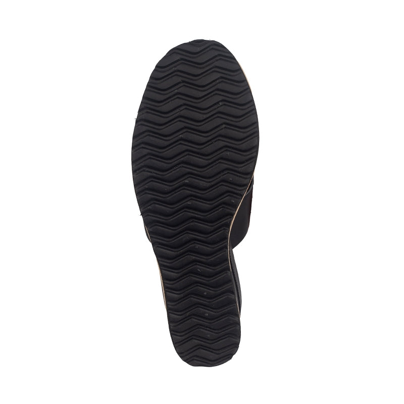 Sandal Wedges Wanita Gino Mariani Greta Black